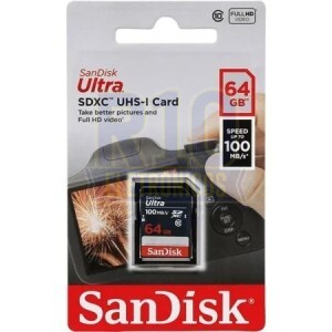 MEMÓRIA SDXC 64GB ULTRA 100MB/S C10 SANDISK