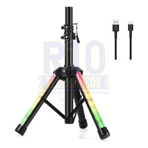 TRIPÉ PARA CAIXA DE SOM OBERON OR-SP101 COM LED 110CM