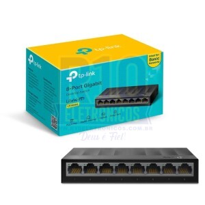 SWITCH TP-LINK 8 PORTAS LS1008G 100/1000 GIGABIT