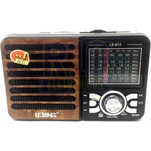 RADIO LELONG AM/FM/SD/USB LE613 RECARREGAVEL