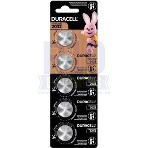 BATERIA 2032 DURACELL CR2032B CARTELA C/5