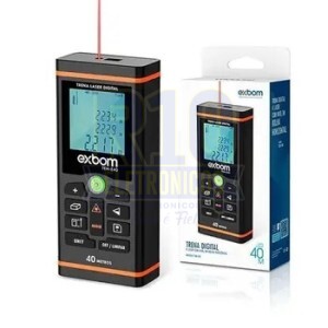 TRENA DIGITAL A LASER COM NIVEL EXBOM 40 METROS TEM-E40