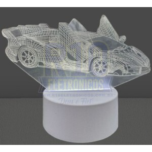 LUMINÁRIA LED ACRÍLICO LUATEK KL-1524 ( LAMBORGHINI )